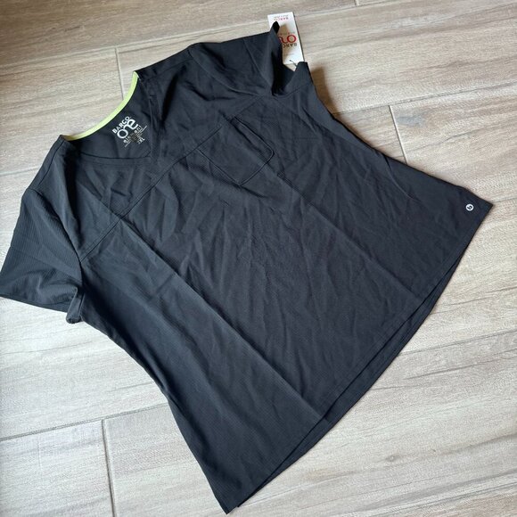 Barco One Black Banded V-Neck Tuck-In Top – Women’s 2X (NWT) - Picture 1 of 5